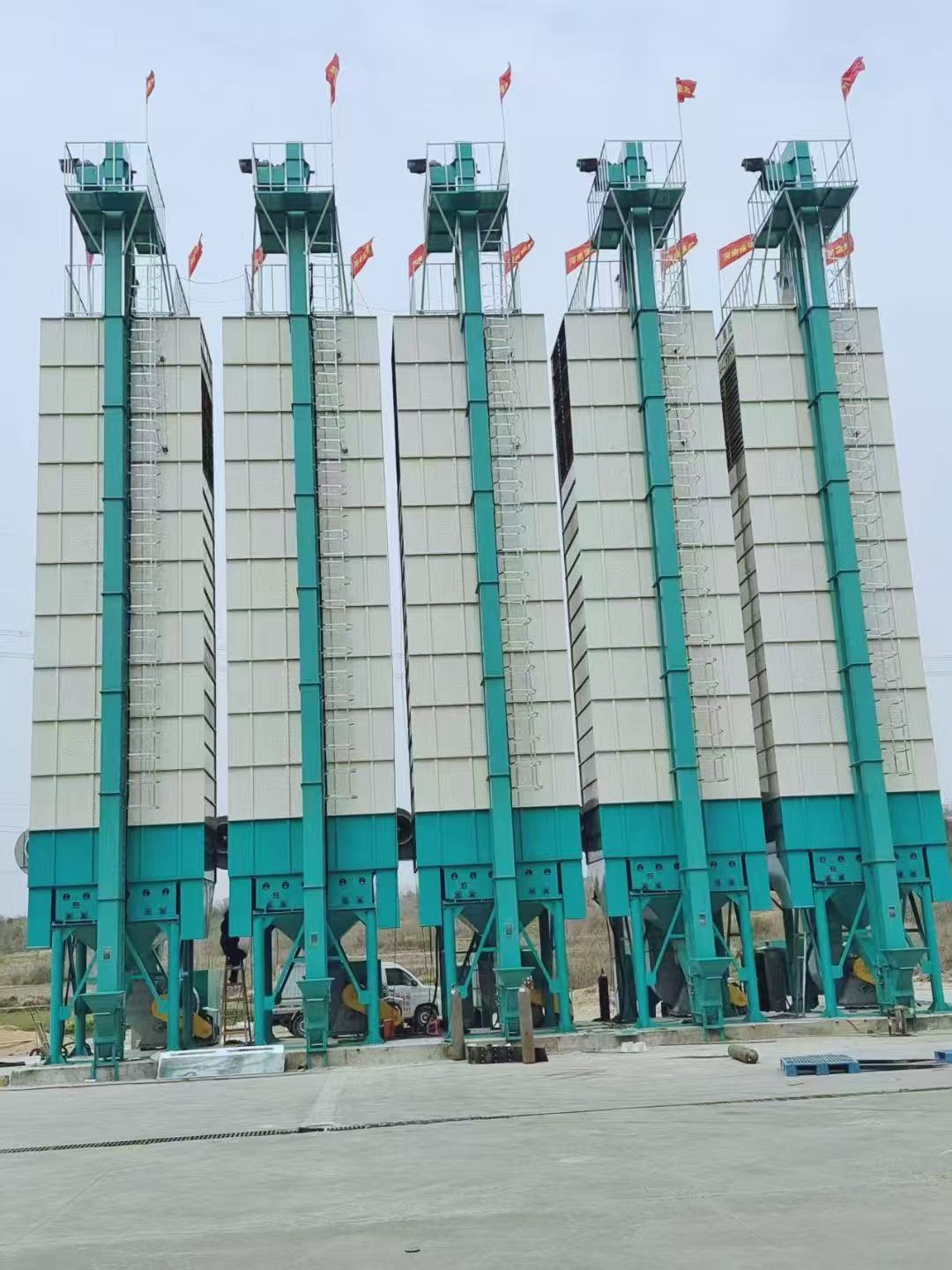 新型100吨粮食烘干塔