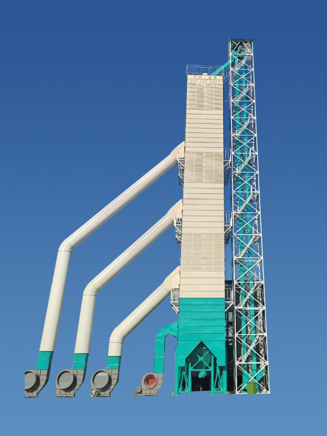 新型300吨粮食烘干塔