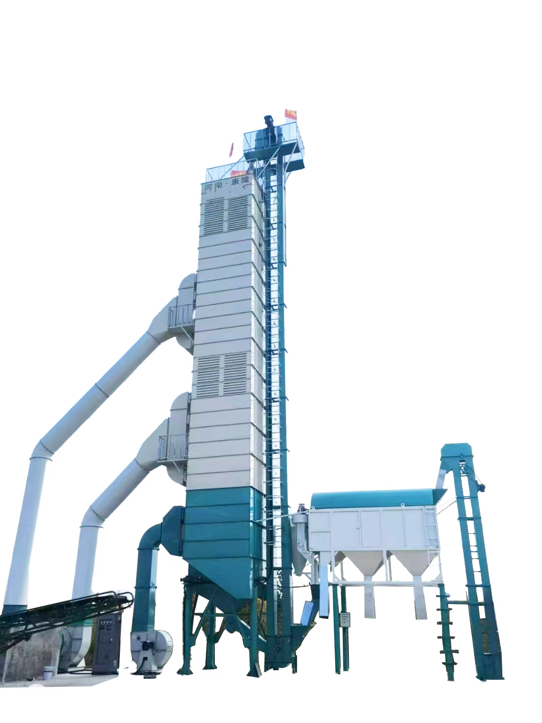 新型300吨粮食烘干塔