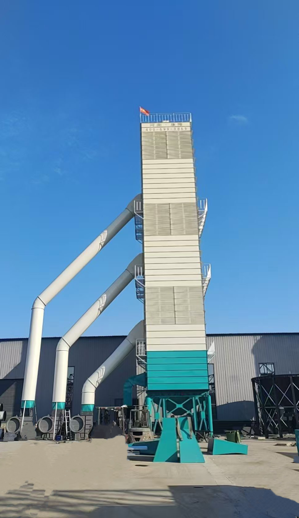 新型500吨粮食烘干塔